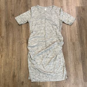Old Navy Maternity Gray Fitted Dress Size Small